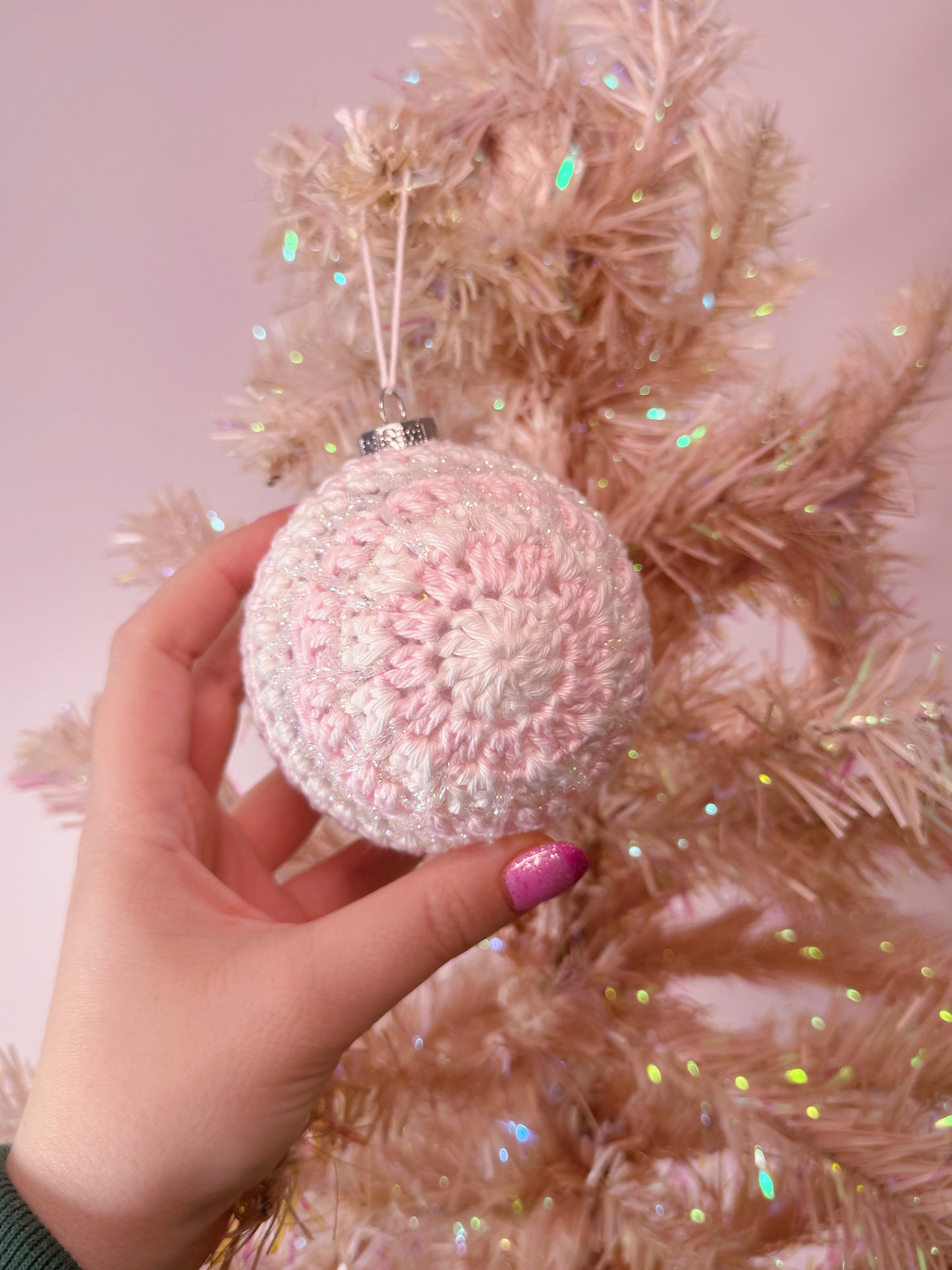 Fairy Sparkle Crochet Bauble