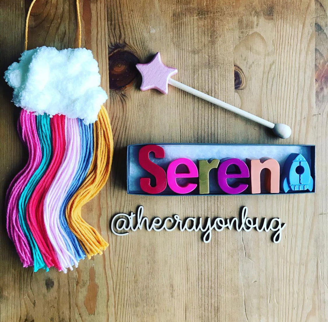 Mini Cloud Woven Wall Hanging - Circus