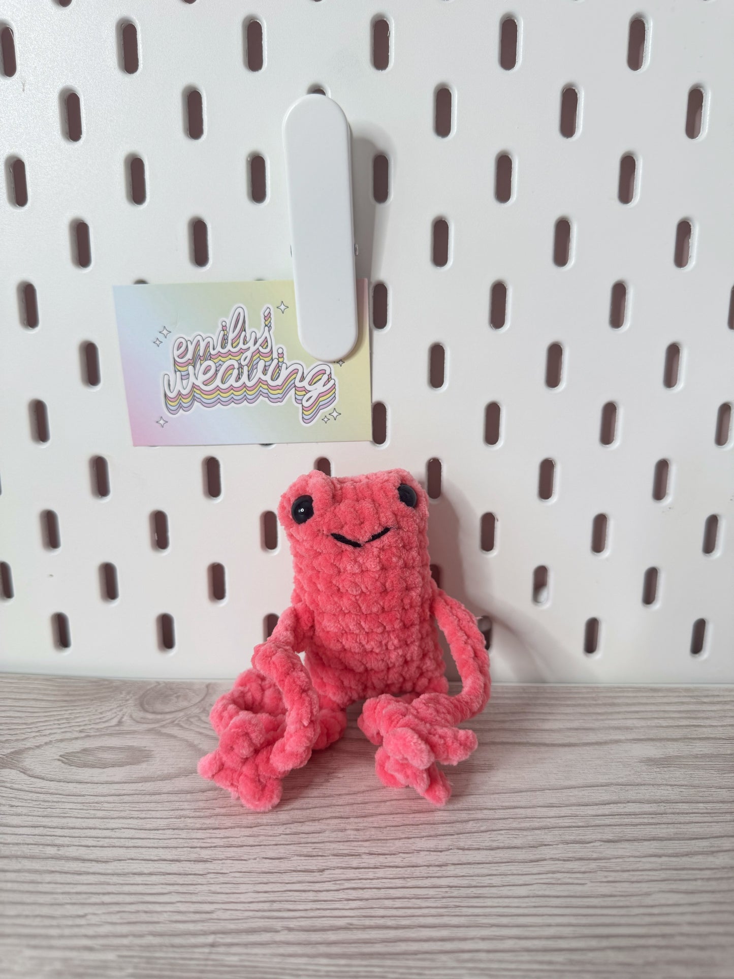 Crochet Leggy Frog Plushie