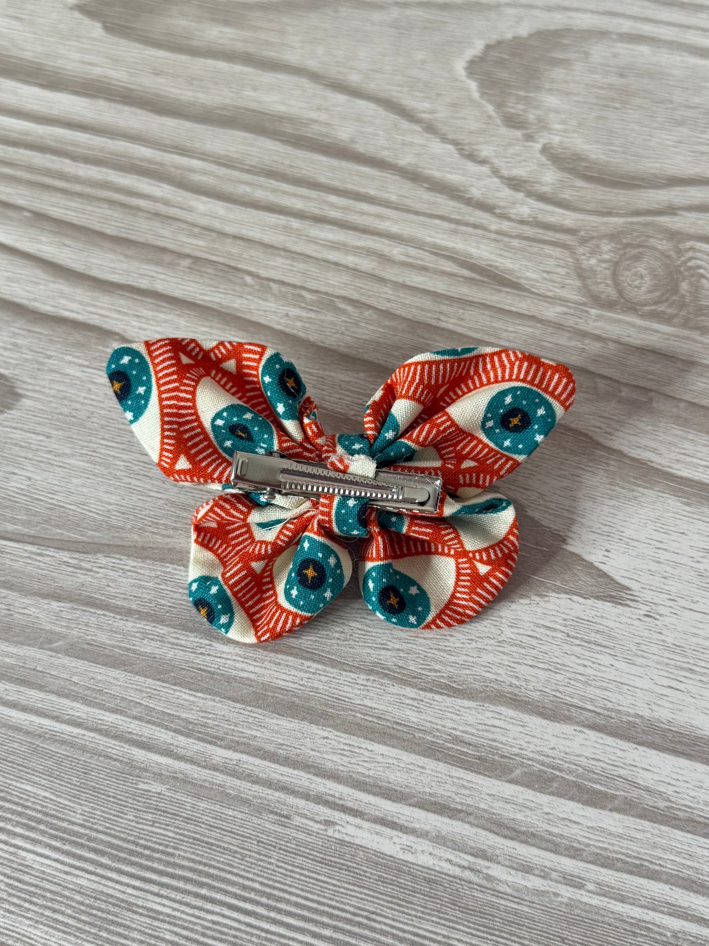 Small Orange Butterfly Bow