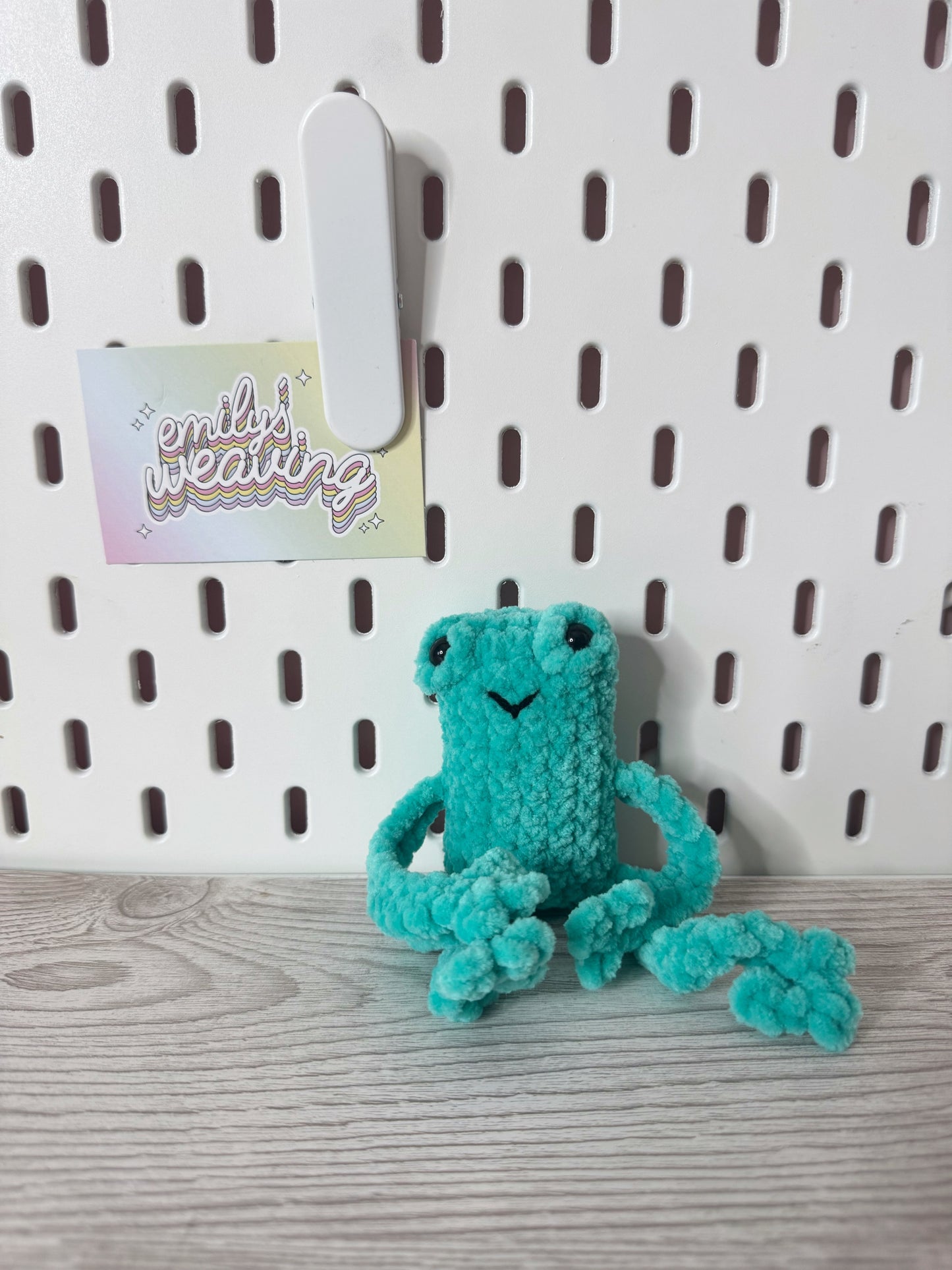 Crochet Leggy Frog Plushie