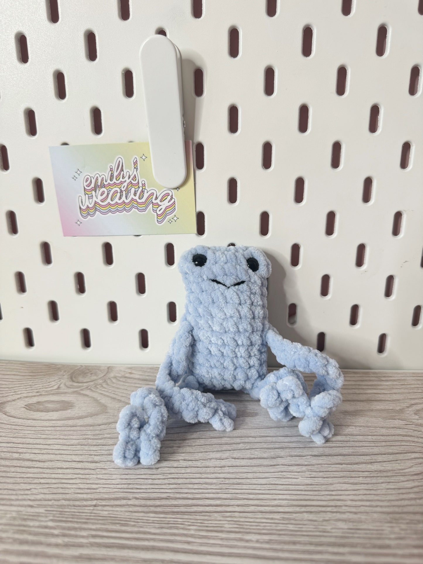 Crochet Leggy Frog Plushie