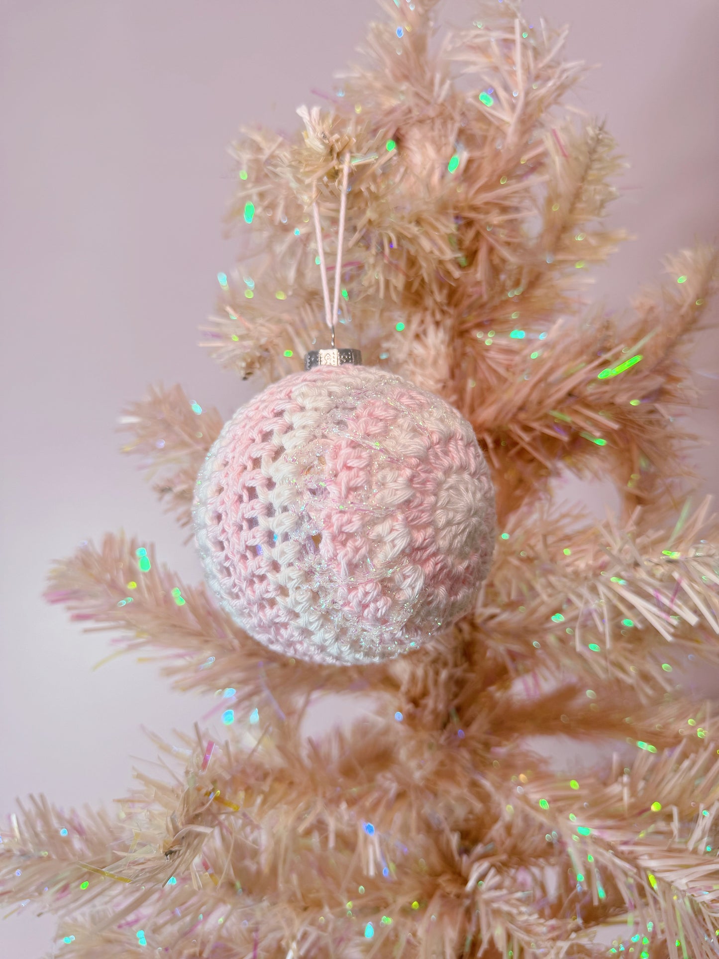 Fairy Sparkle Crochet Bauble