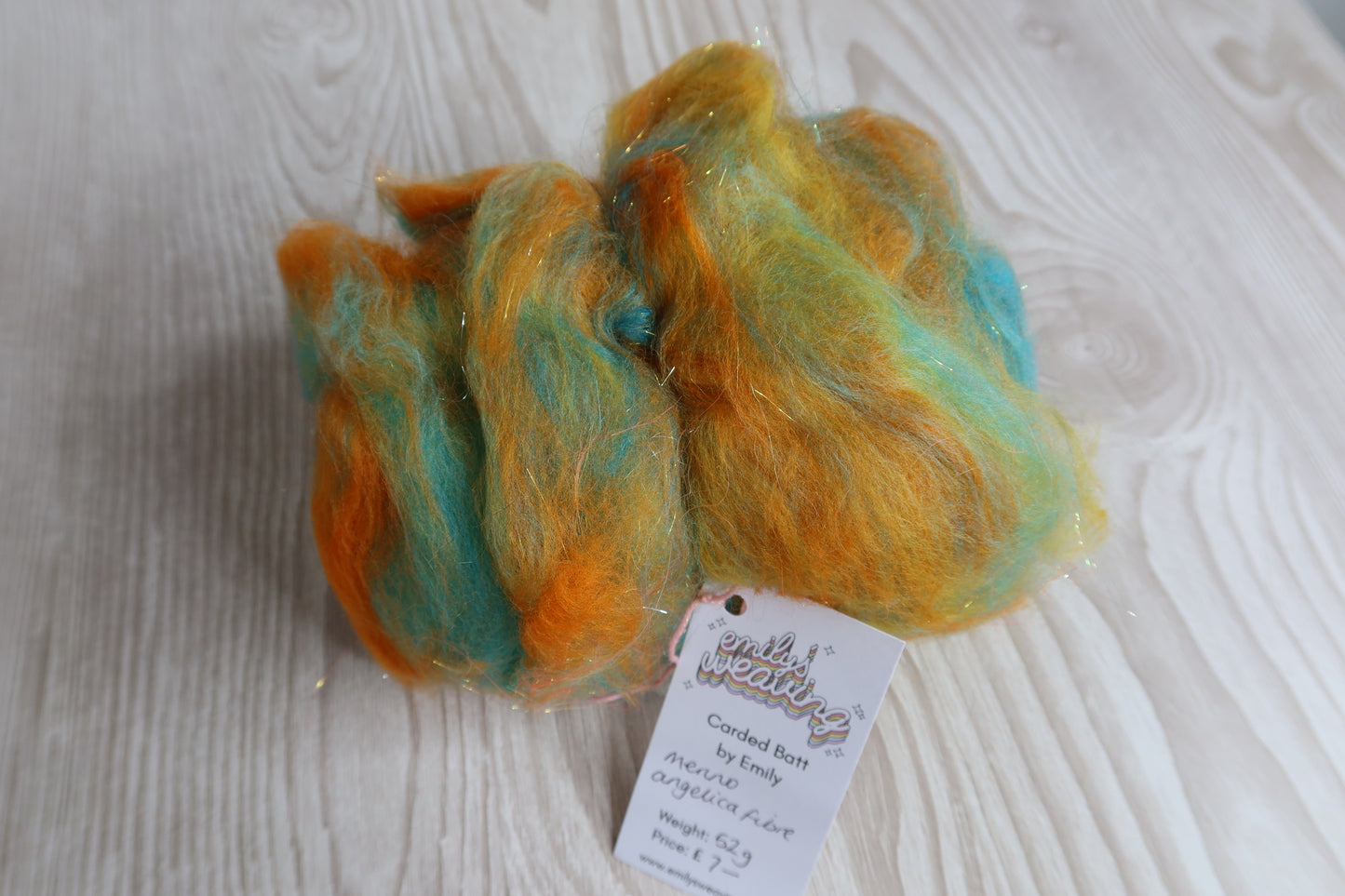 Handcarded Batt #6