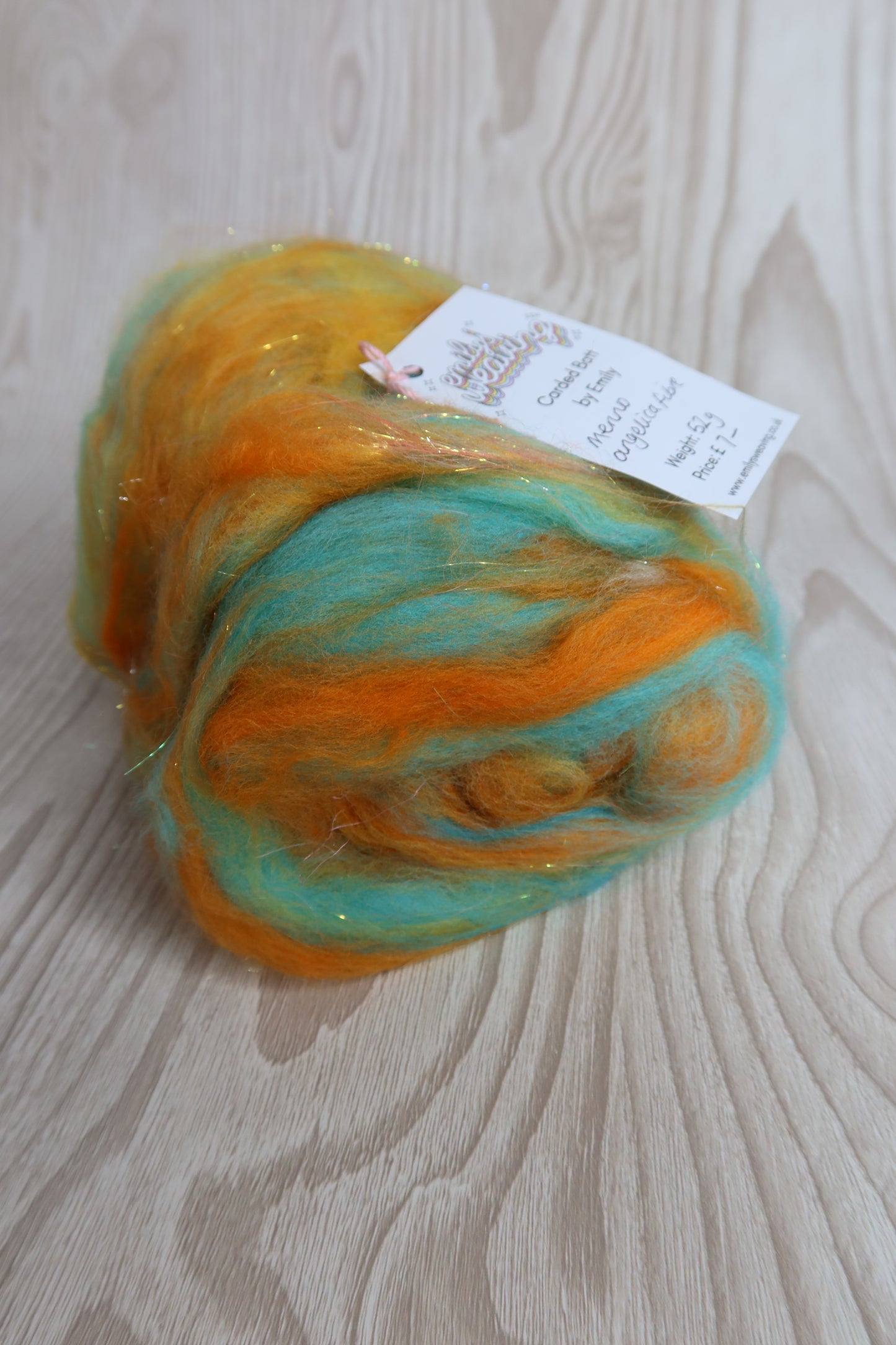 Handcarded Batt #6