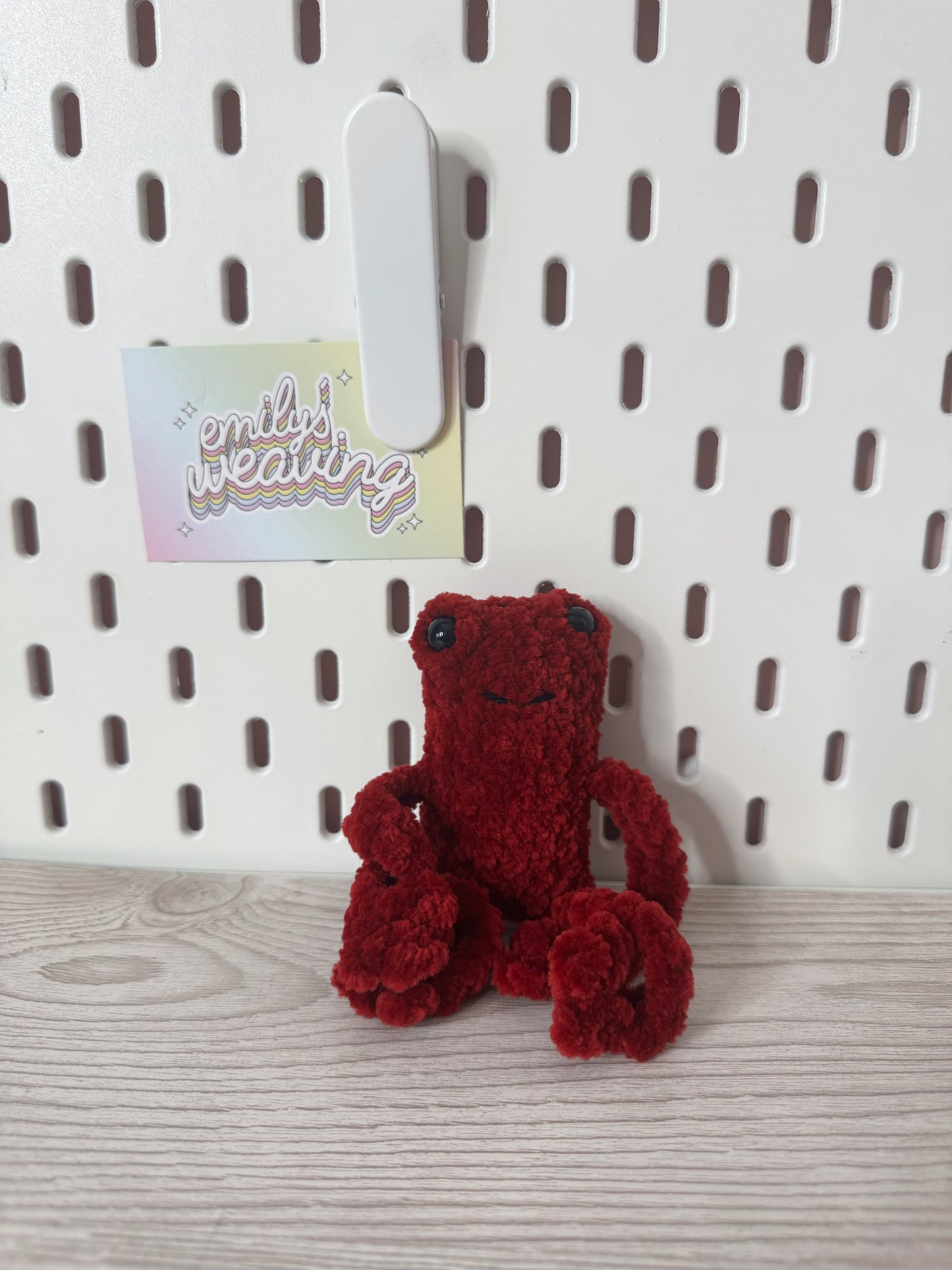 Crochet Leggy Frog Plushie