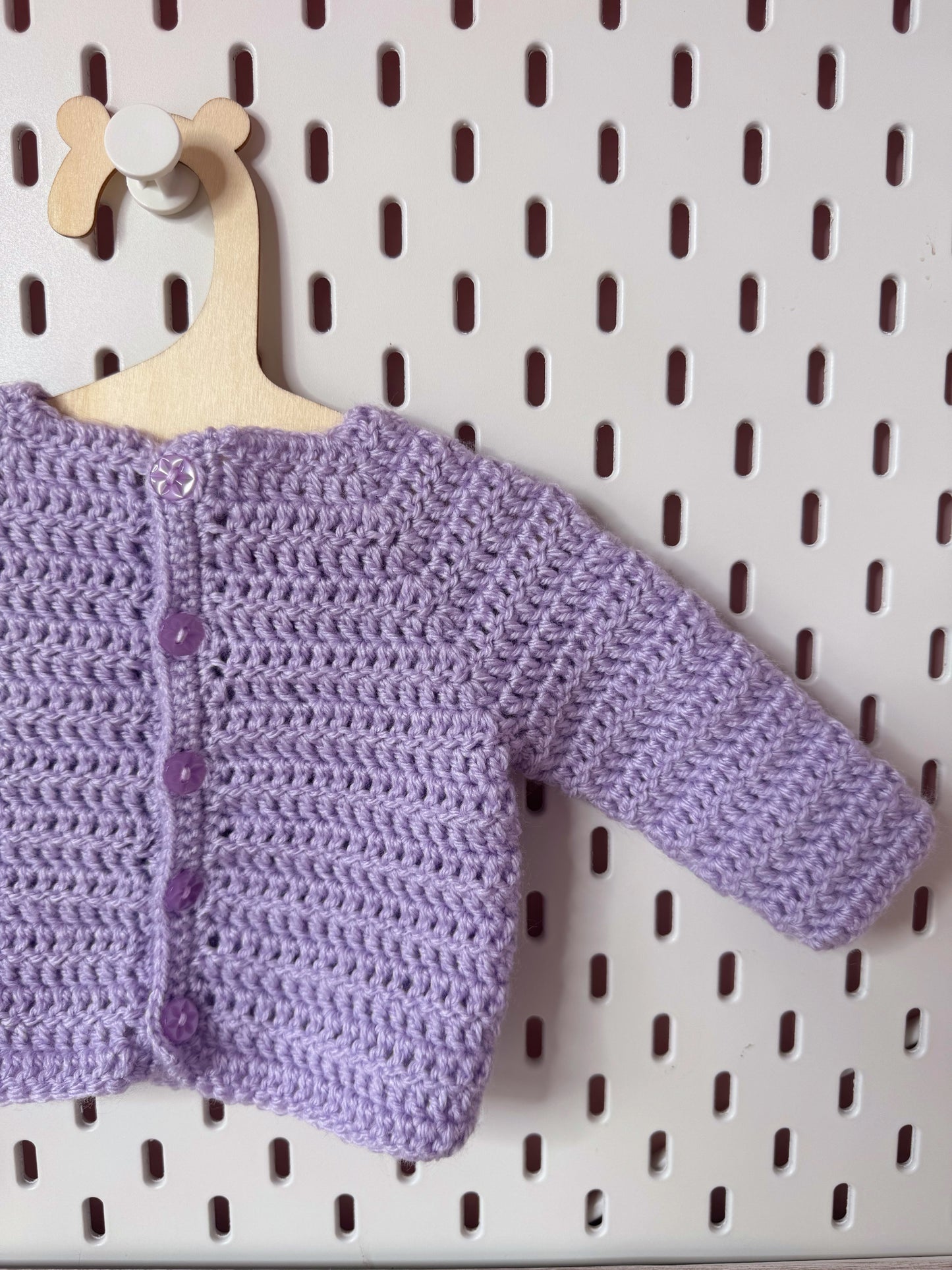 Handmade Crochet Newborn Baby Cardigan