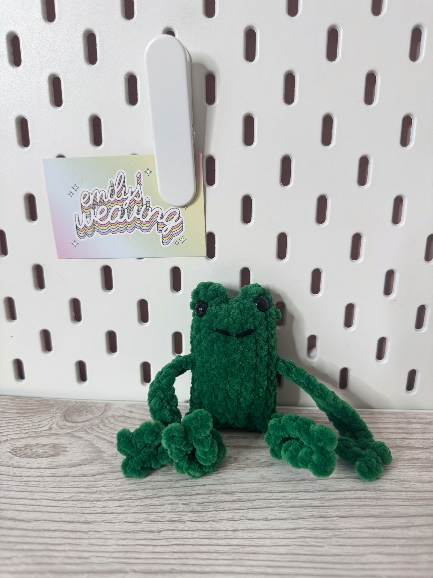 Crochet Leggy Frog Plushie
