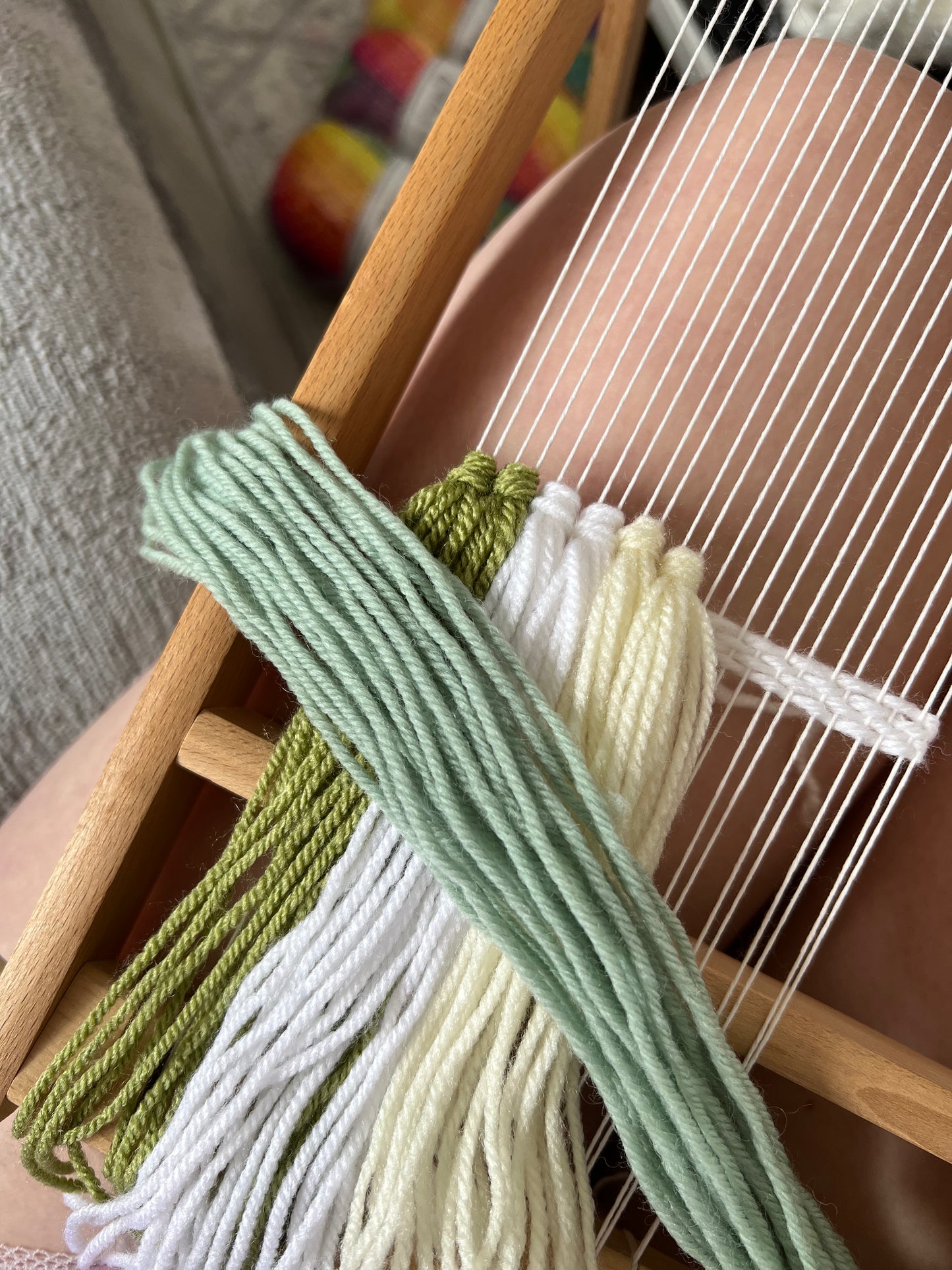 Mini Cloud Woven Wall Hanging - Natural