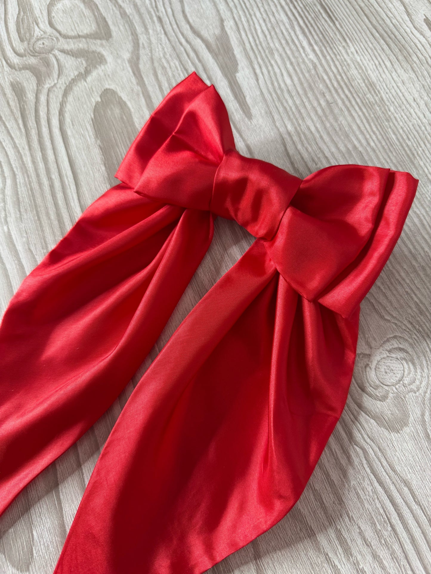Extra Large Red Satin Bow