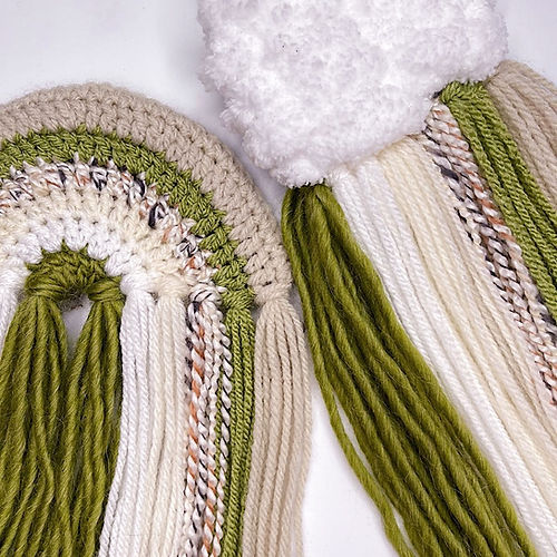 Custom Mini Cloud Woven Wall Hanging