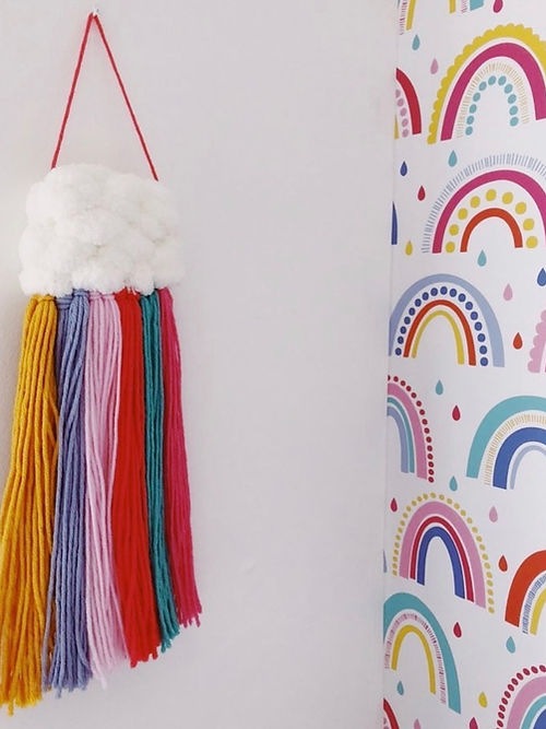 Mini Cloud Woven Wall Hanging - Circus