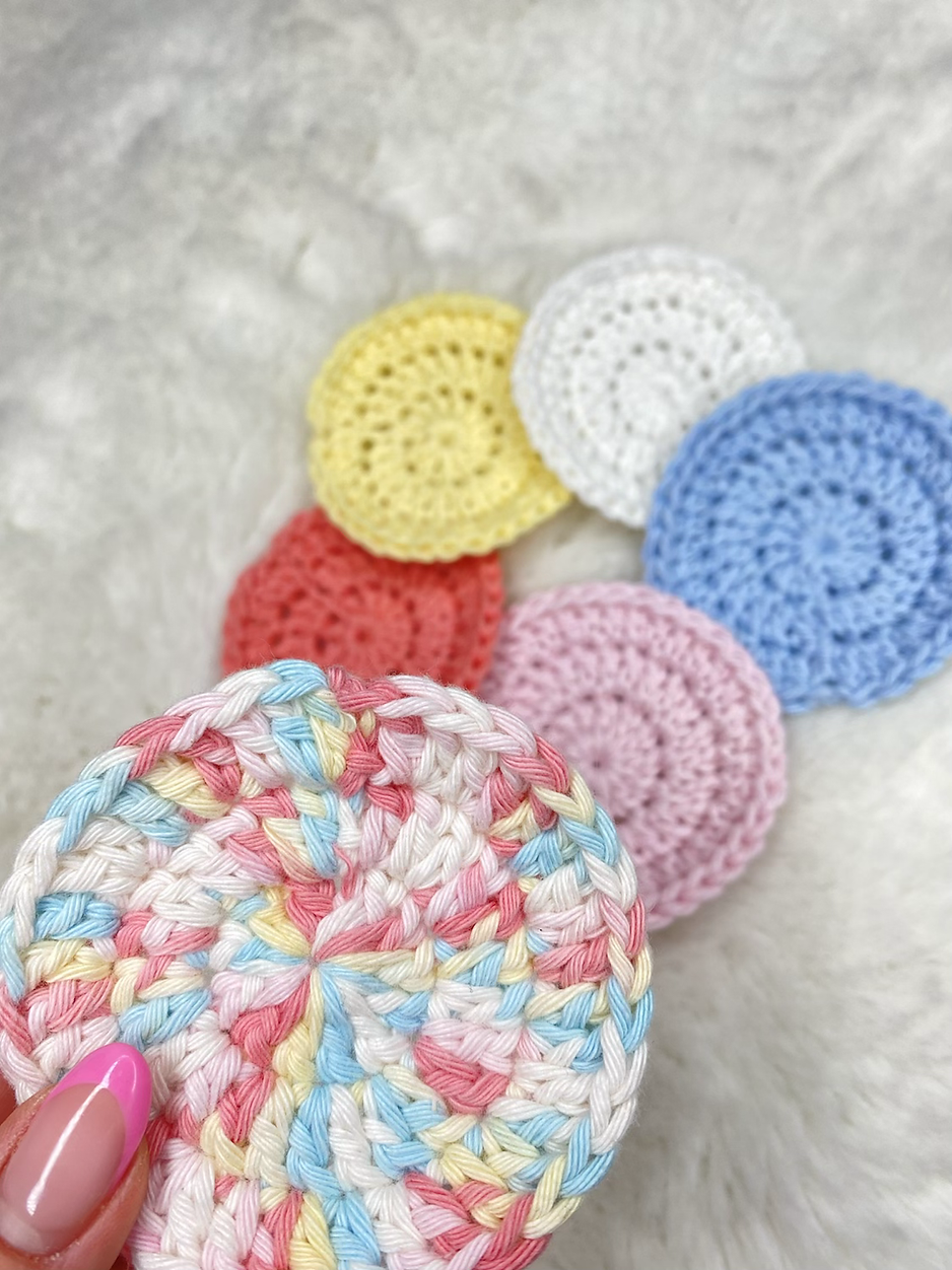 Candy Pastel Face Scrubbie Set