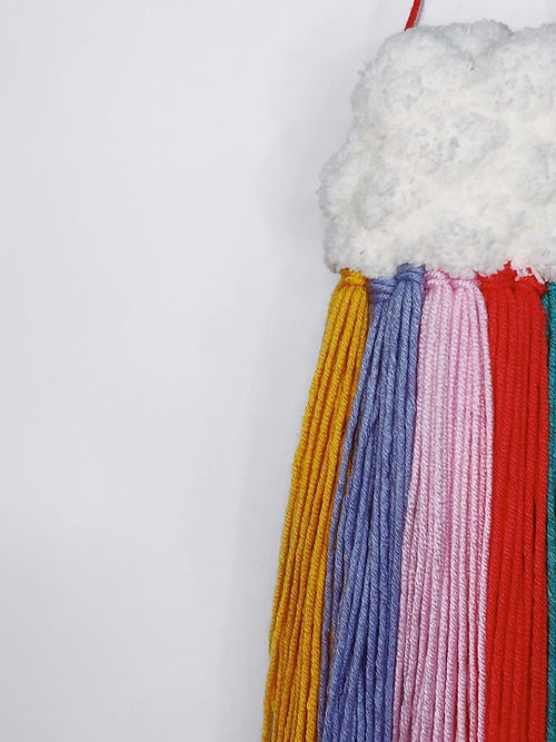 Mini Cloud Woven Wall Hanging - Circus