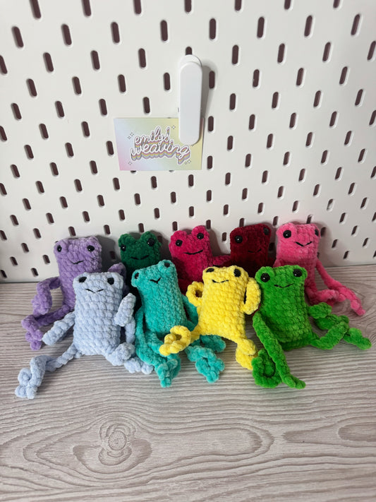 Crochet Leggy Frog Plushie