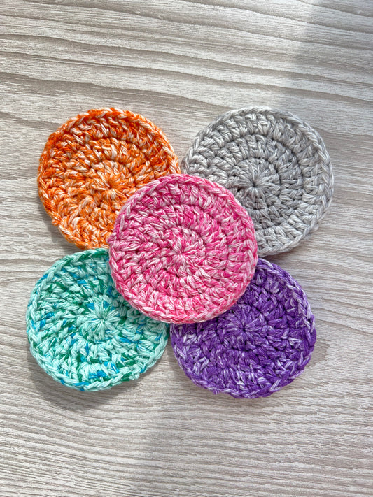 Sherbert Face Scrubbies - Pack of 6 Face Scrubbies