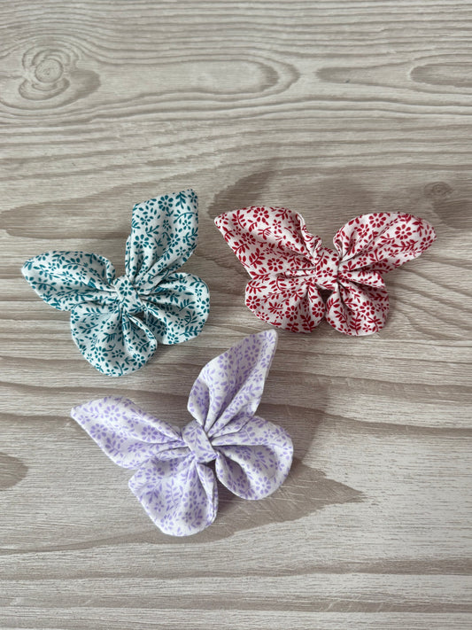 Small Blue Butterfly Bow