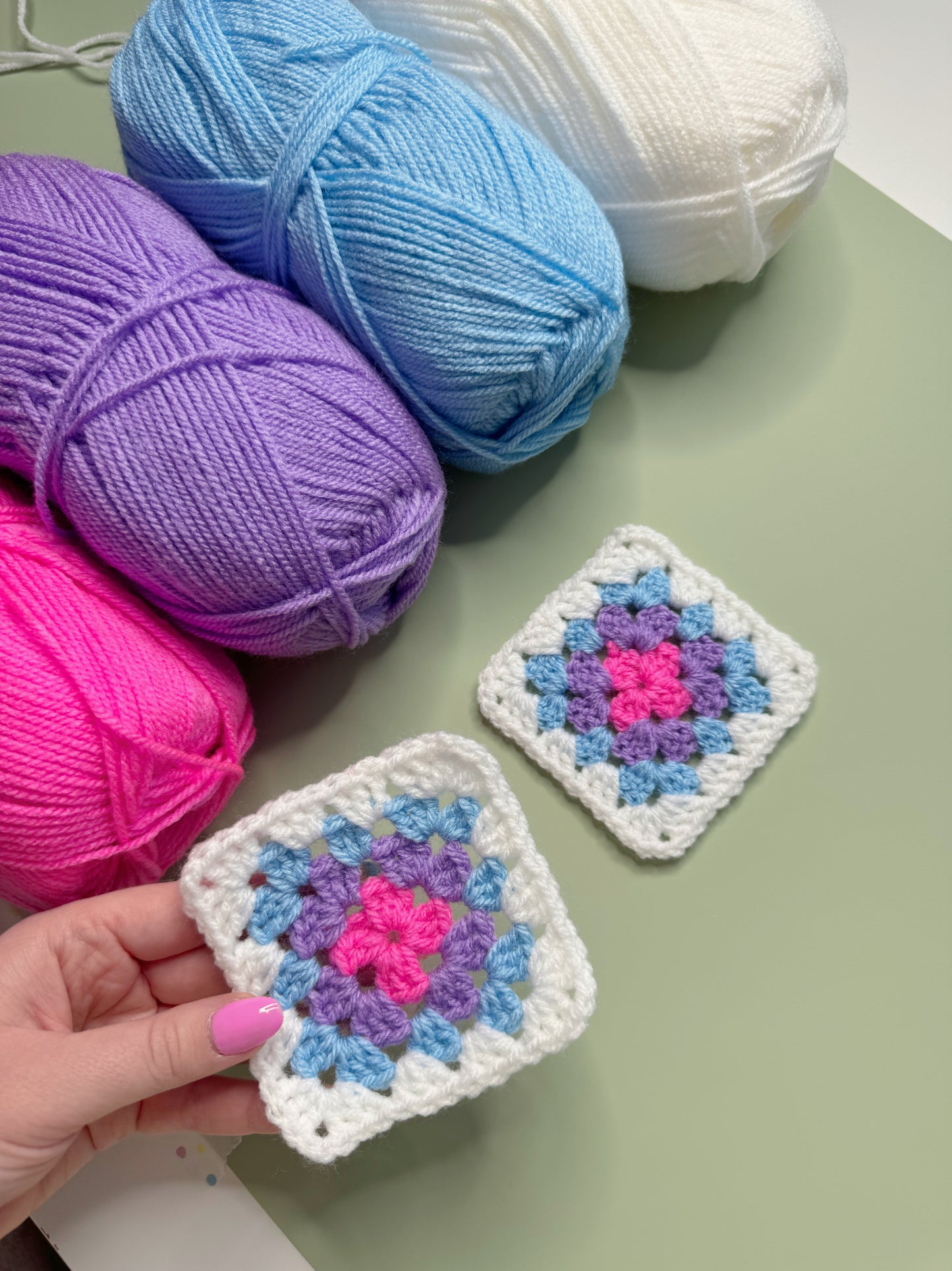 DIY Crochet Granny Square Craft Kit