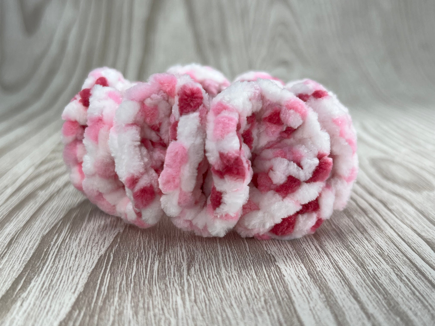 Rose Petals Crochet Scrunchie