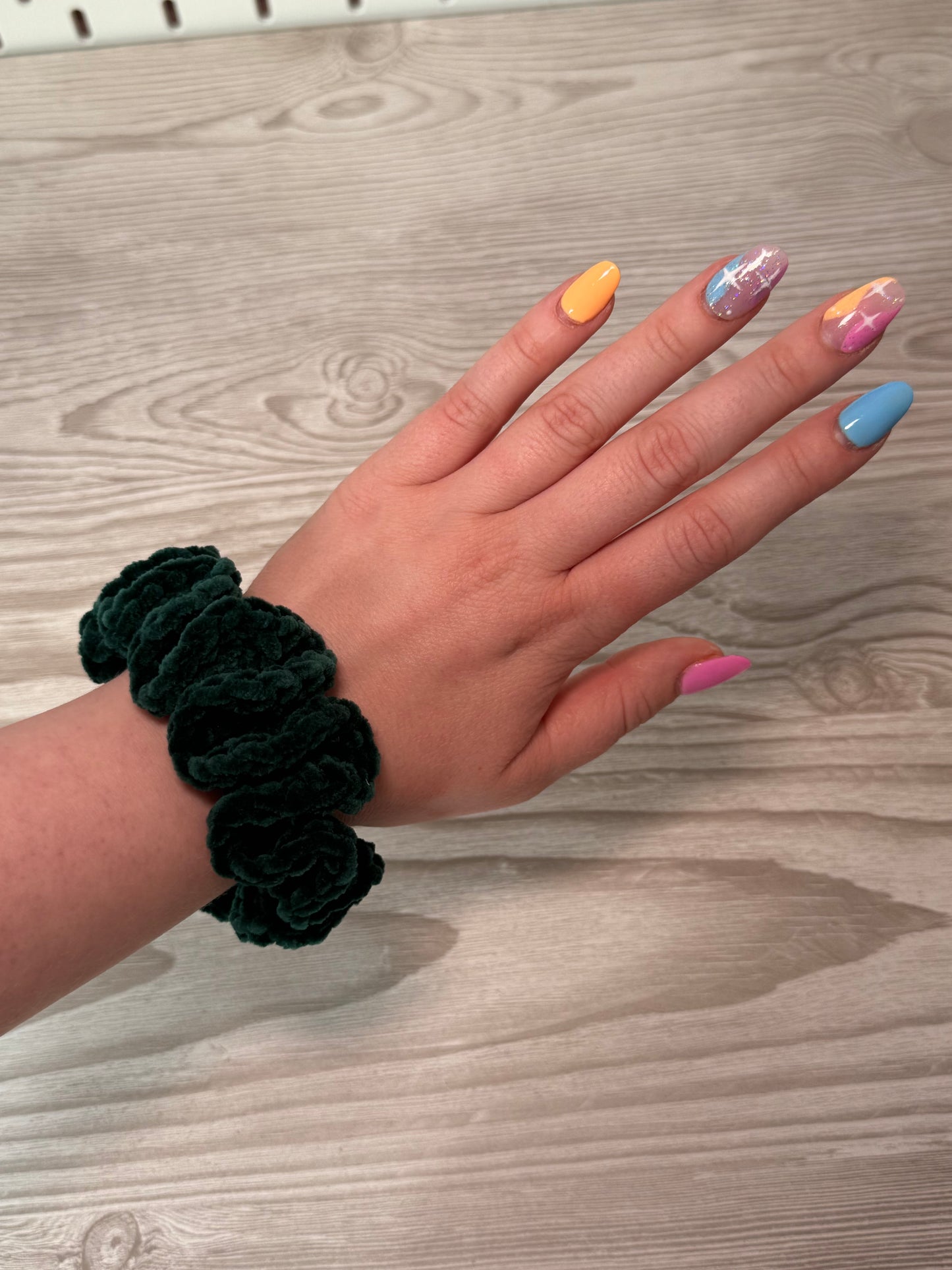 Forest Green Scrunchie