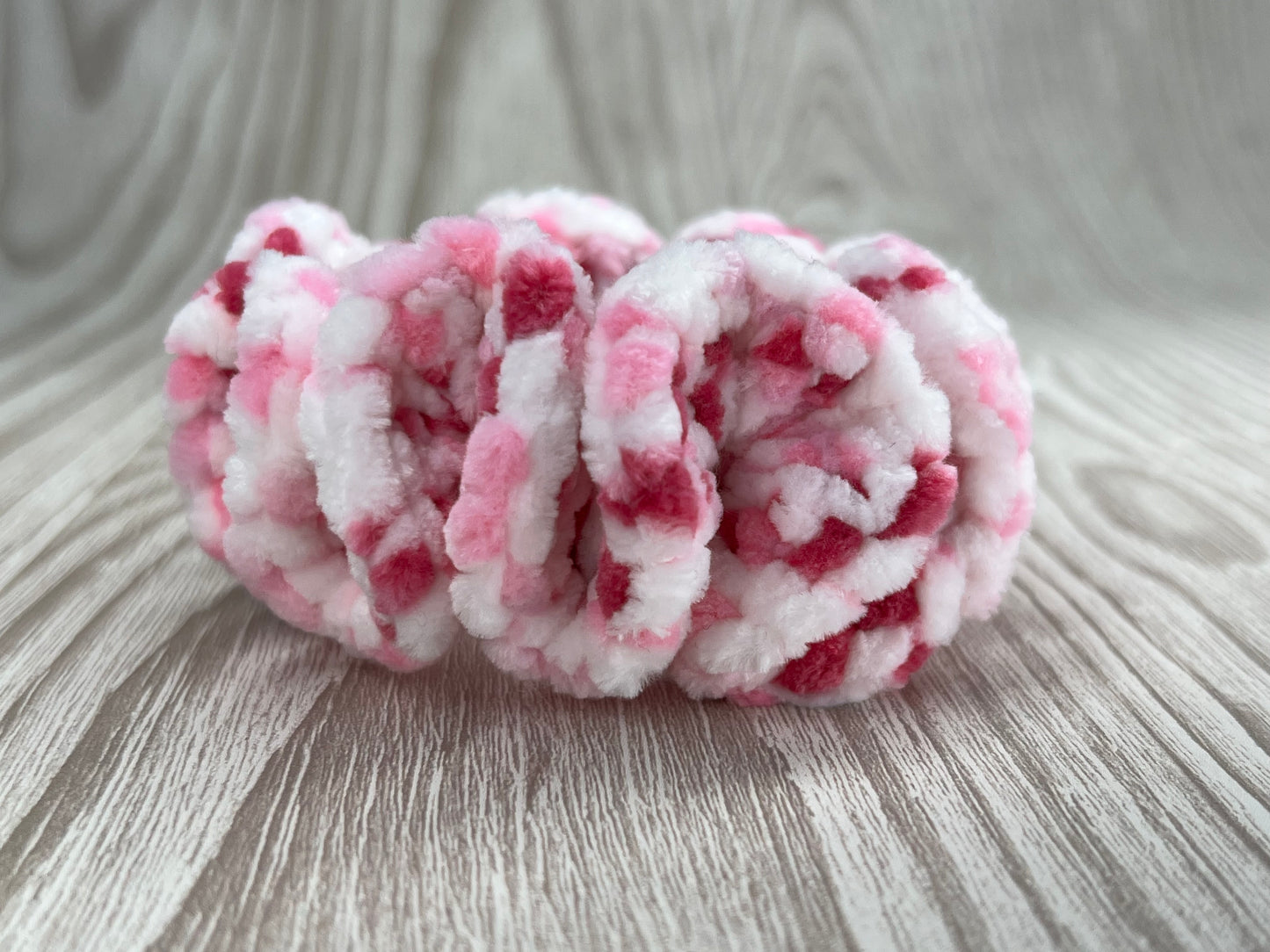Rose Petals Crochet Scrunchie