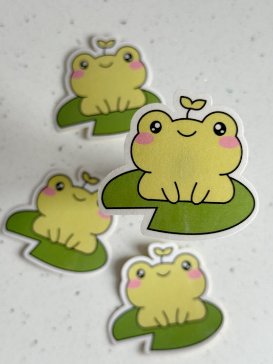 Lilypad Froggy Sticker