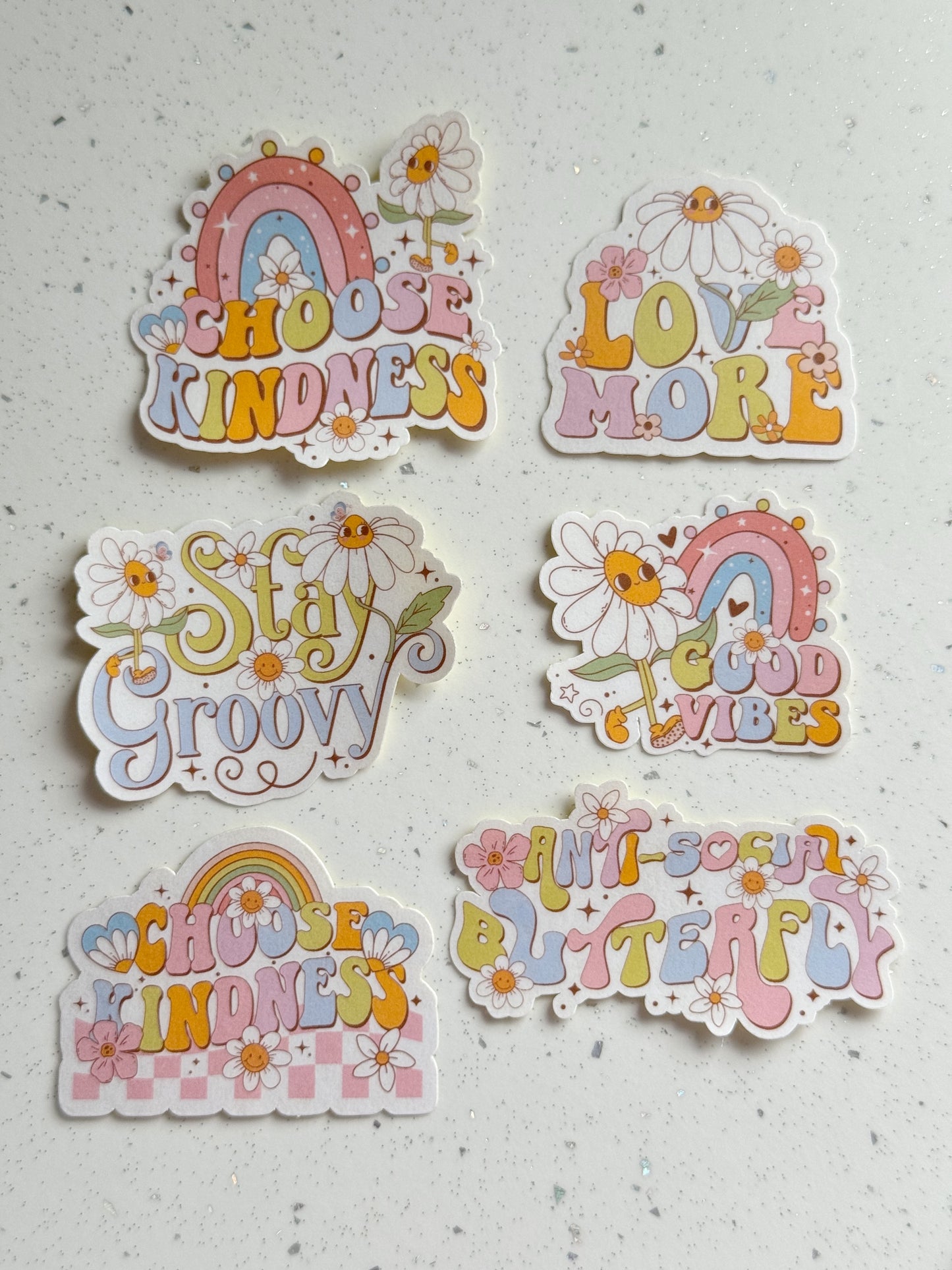 Anti Social Butterfly Sticker