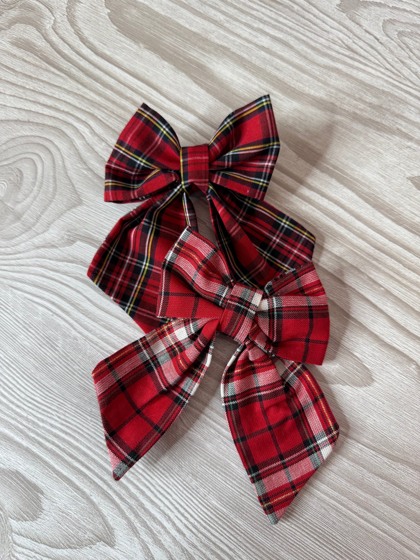 Small Tartan Bows