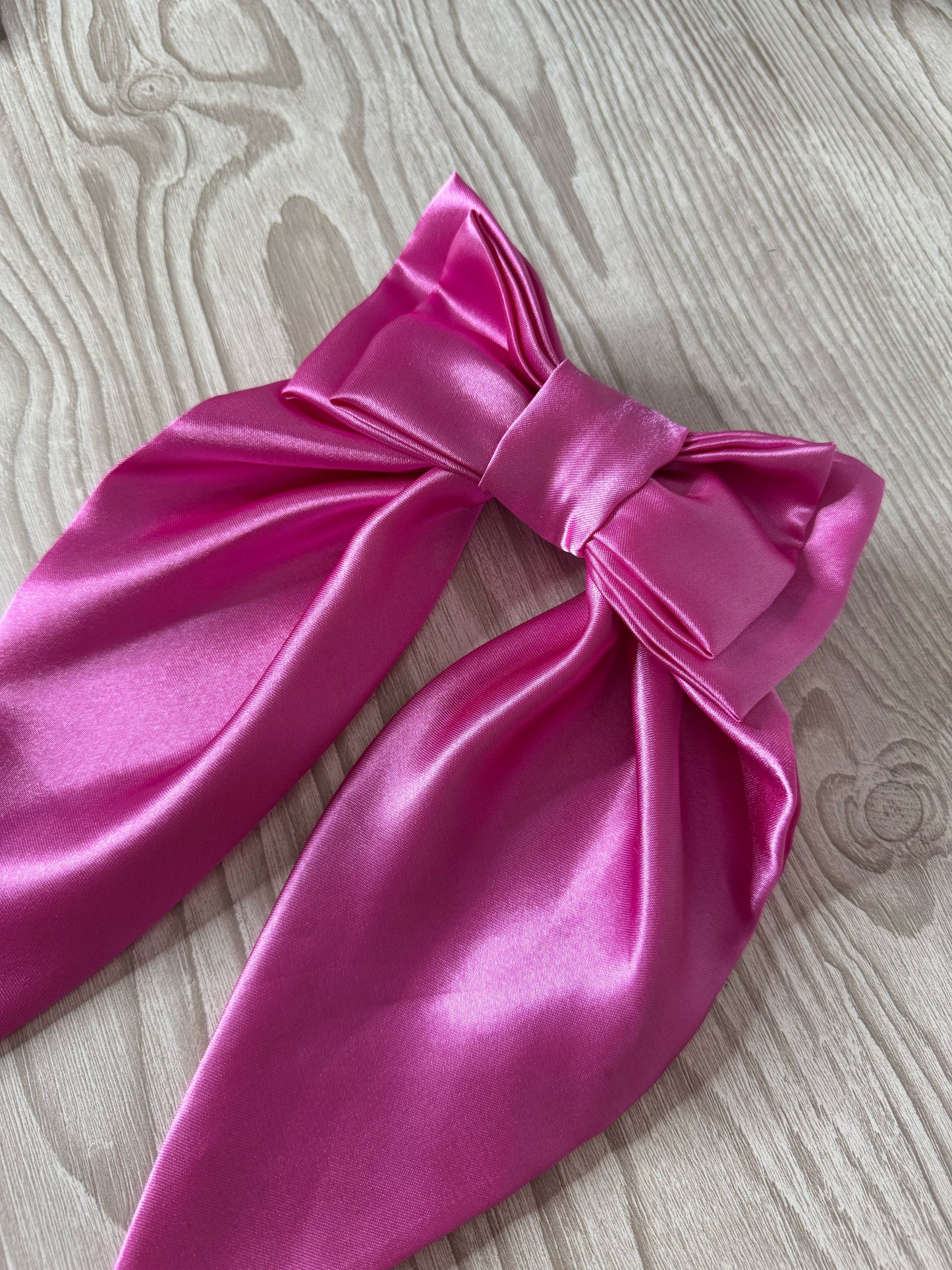 Extra Large Cerise Silky Bow