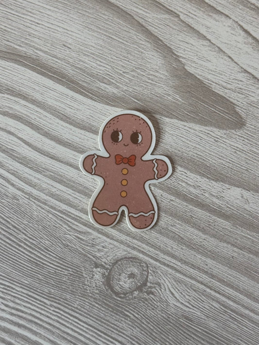Christmas Collection - Gingerbread Man Sticker
