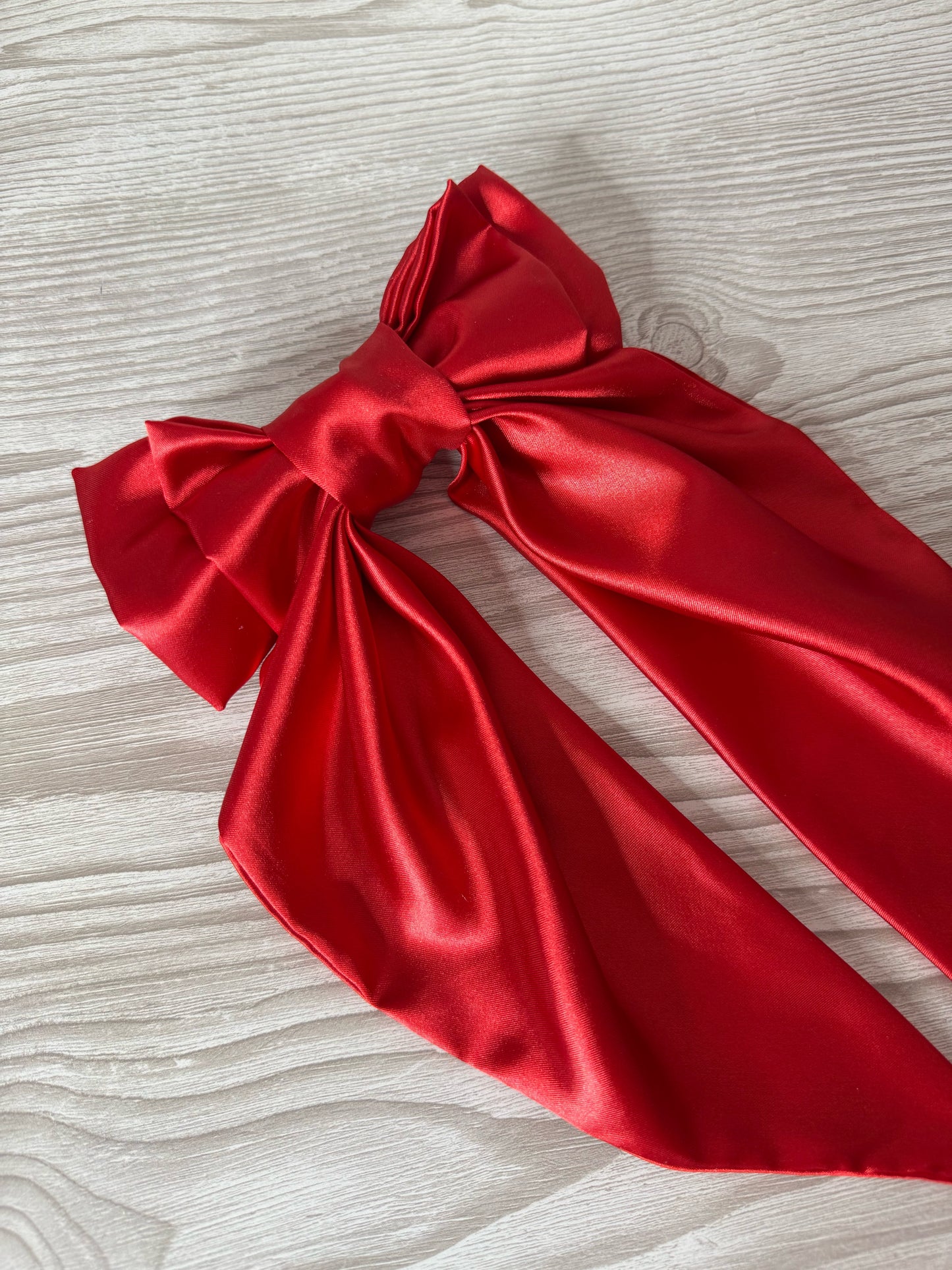 Extra Large Red Silky Bow