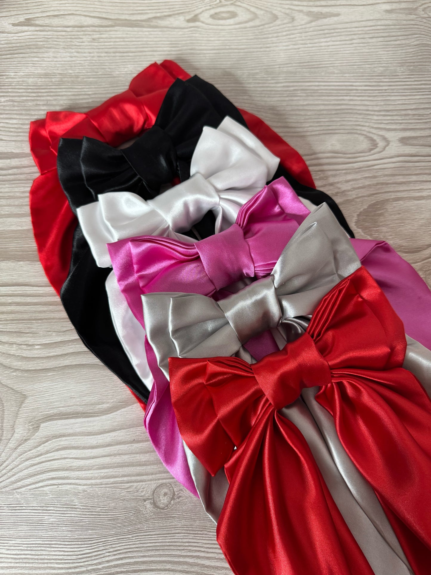 Extra Large Black Silky Bow