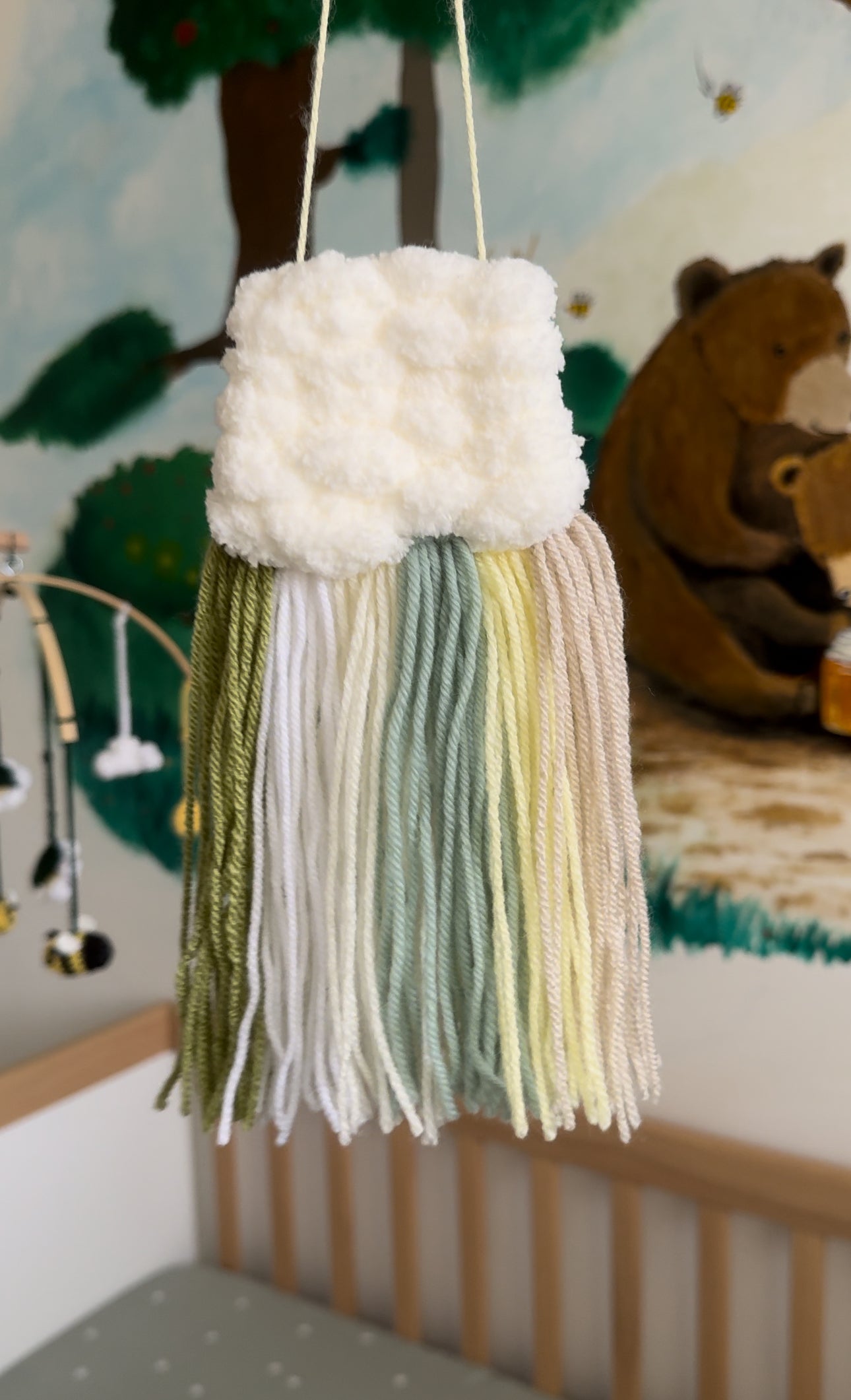 Mini Cloud Woven Wall Hanging - Natural